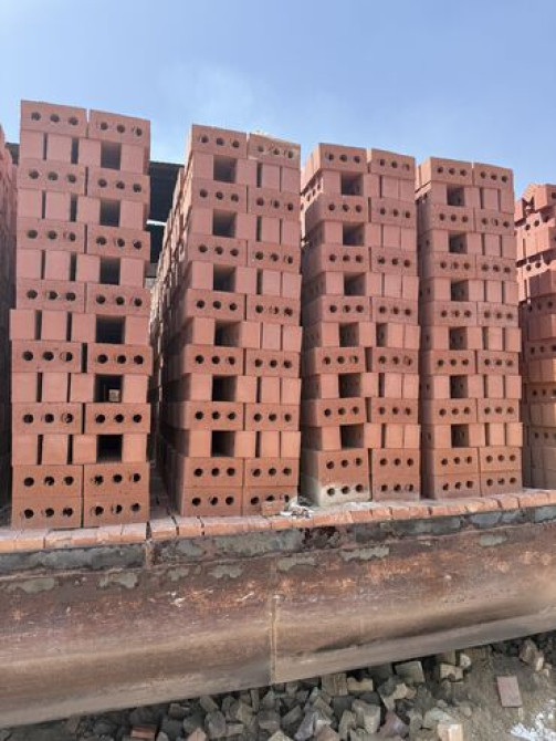 Пустотелый, дырчатый, Жженый кирпич, Полублок, 250×120×90 Бишкек - изображение 4