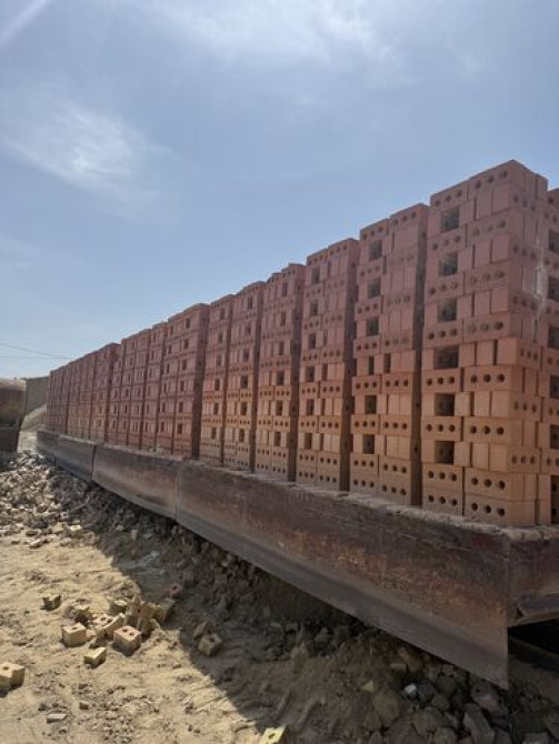 Пустотелый, дырчатый, Жженый кирпич, Полублок, 250×120×85 Bishkek - photo 3