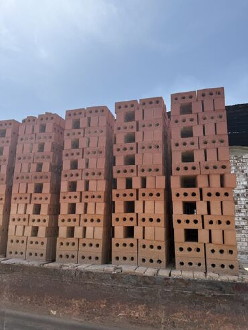 Пустотелый, дырчатый, Жженый кирпич, Полублок, 250×120×88 Бишкек - изображение 6