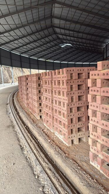 Пустотелый, дырчатый, Жженый кирпич, Полублок, 250×120×88 Бишкек - изображение 2