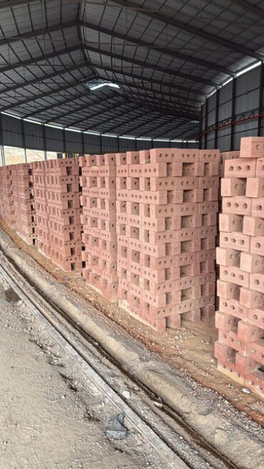 Пустотелый, дырчатый, Жженый кирпич, Полублок, 250×120×88 Бишкек - изображение 3