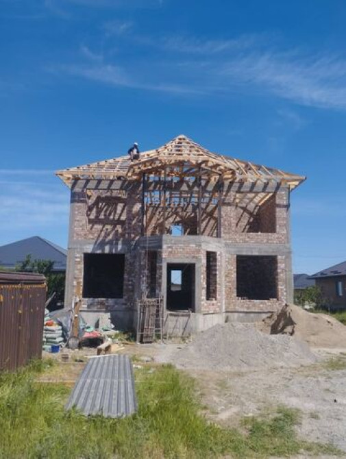 Стройка, Кыш коебуз, бетон куябыз, крыша жабабыз Өзбек бригада, кладка Бишкек - изображение 6