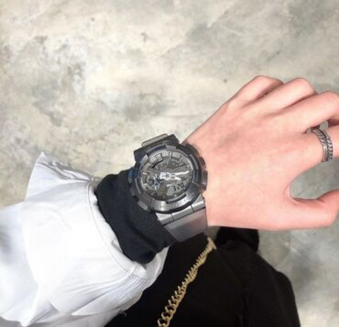 G-shock gm-110s-1a функции : секундомер, будильник, мировое время Бишкек - изображение 4