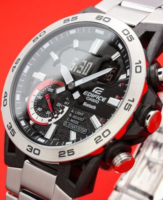 Edifice ECB-40 ___ Функции : секундомер, дата, 24 формат времени Бишкек - изображение 1