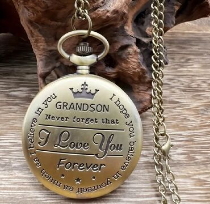 Часы карманные,винтажные,кварцевые, с надписью/пожеланием Бишкек - изображение 5