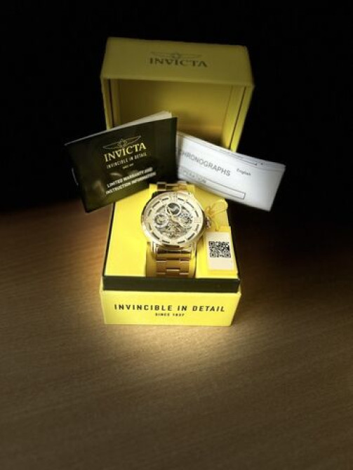 Элегантные мужские механические часы Invicta с автоподзаводом Бишкек - изображение 3