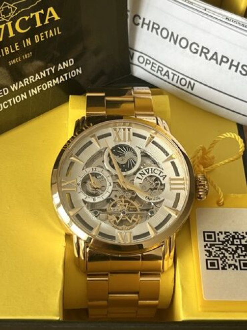Элегантные мужские механические часы Invicta с автоподзаводом Бишкек - изображение 2