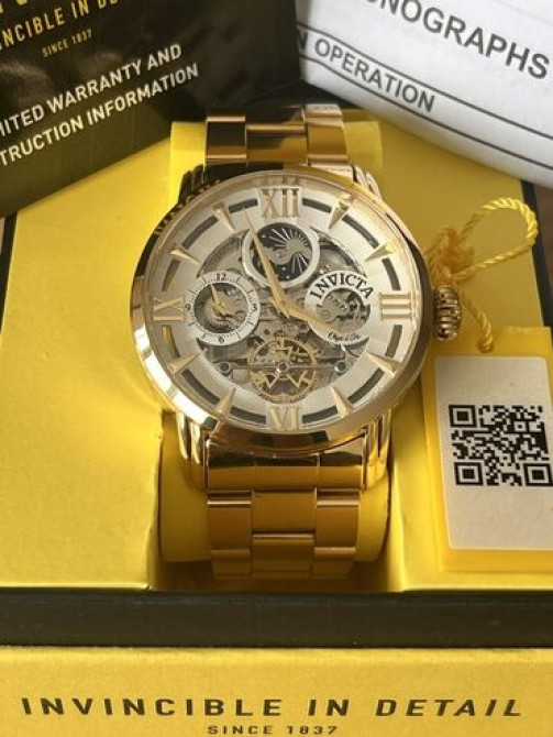 Элегантные мужские механические часы Invicta с автоподзаводом Бишкек - изображение 1