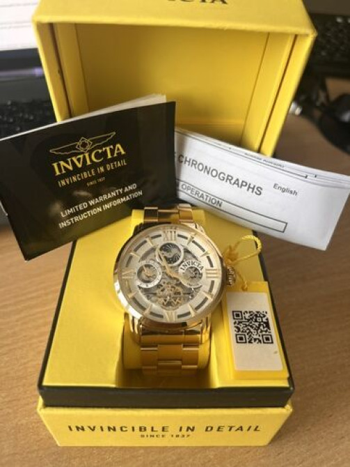 Элегантные мужские механические часы Invicta с автоподзаводом Бишкек - изображение 5