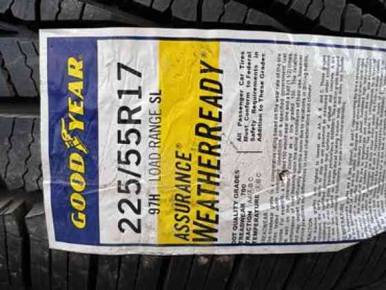 Шины 225 / 55 / R 17, Всесезонная, Новый, Комплект, Легковые, Япония, GoodYear Бишкек