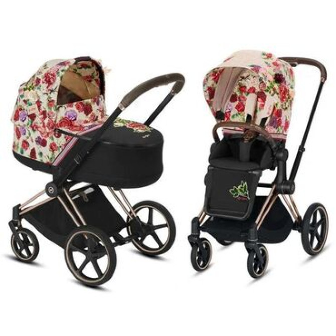 Коляска, цвет - Золотой, Б/у Бишкек - сүрөт 3