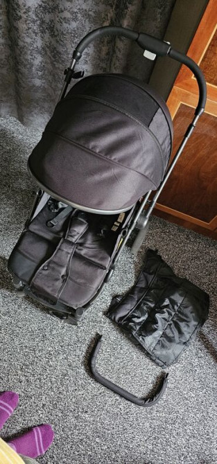 Коляска, цвет - Черный Бишкек - сүрөт 6