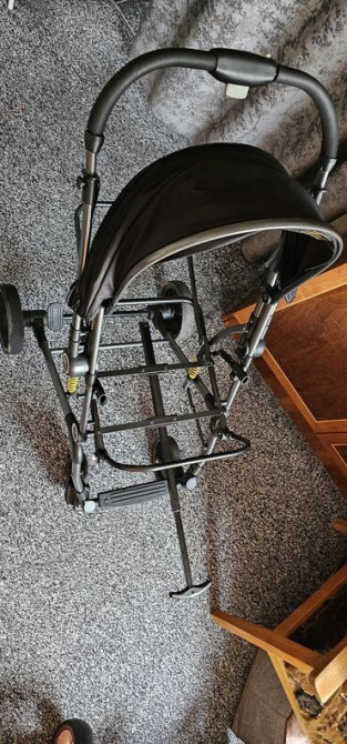 Коляска, цвет - Черный Бишкек - сүрөт 7