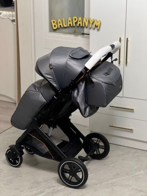 Коляска, цвет - Серебристый, Новый Бишкек - изображение 5