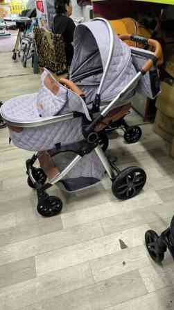 Коляска, цвет - Серебристый, Новый Бишкек