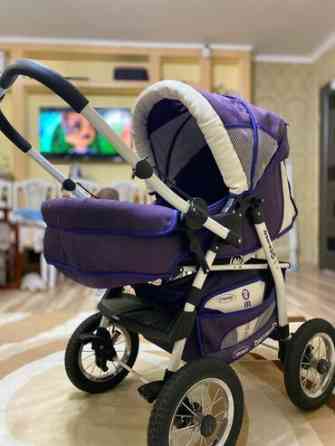 Коляска, цвет - Фиолетовый, Б/у Бишкек