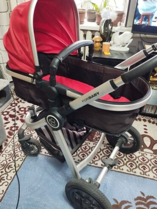 Коляска, цвет - Серебристый Бишкек - изображение 2