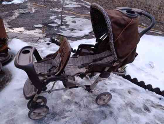 Коляска, цвет - Коричневый, Б/у Бишкек