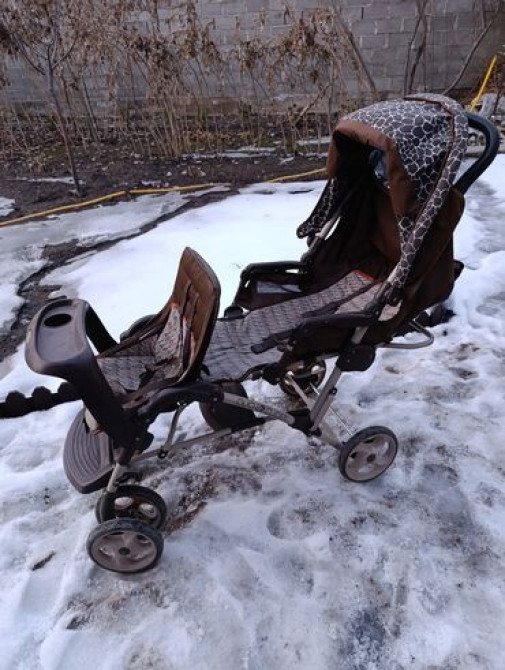 Коляска, цвет - Коричневый, Б/у Бишкек - изображение 2