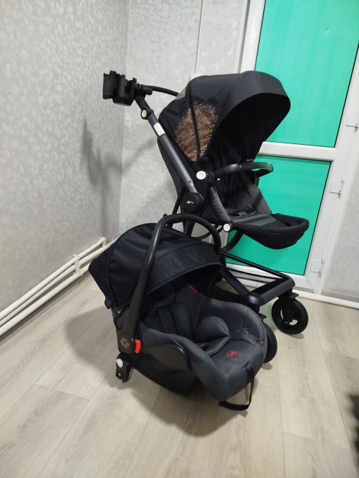 Коляска, цвет - Черный, Новый Бишкек - изображение 1