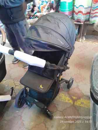 Коляска, цвет - Черный, Новый Бишкек