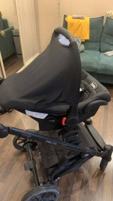 Коляска, цвет - Серебристый, Б/у Бишкек - изображение 7