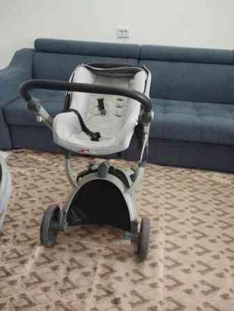 Коляска, цвет - Серебристый, Б/у Бишкек