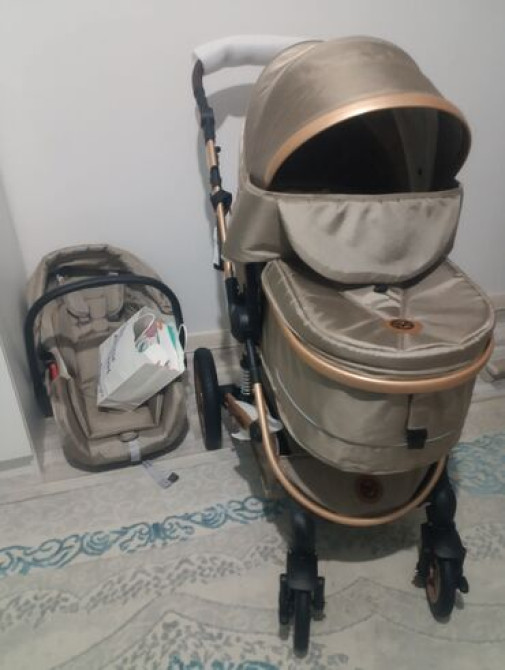Коляска, цвет - Коричневый Бишкек - изображение 2