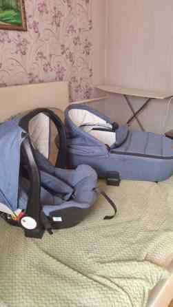 Коляска, цвет - Голубой Бишкек