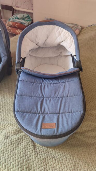 Коляска, цвет - Голубой Бишкек - изображение 2