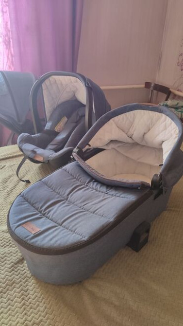 Коляска, цвет - Голубой Бишкек - изображение 3