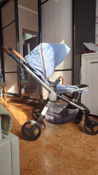 Коляска, цвет - Голубой Бишкек - изображение 1