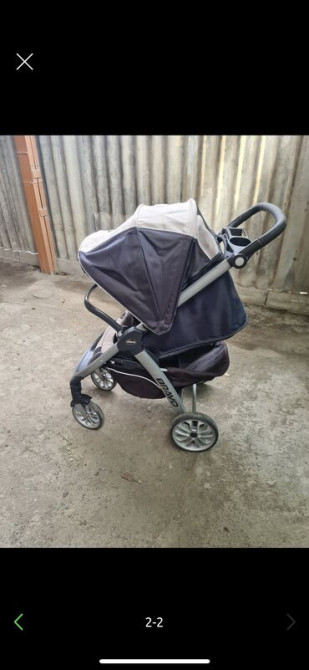 Коляска, цвет - Черный, Б/у Бишкек - изображение 2