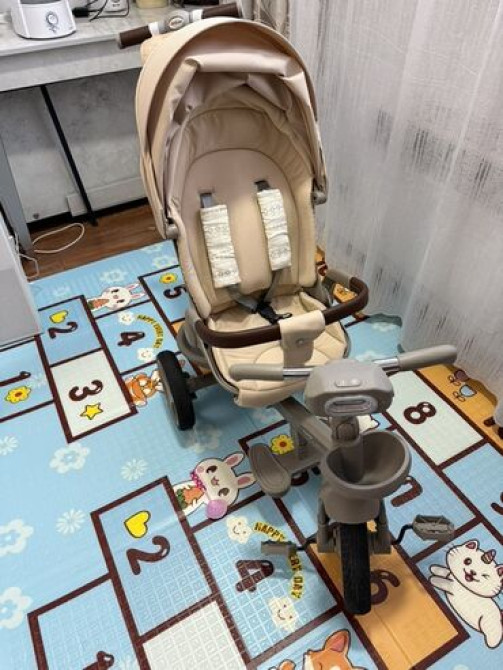 Коляска, цвет - Коричневый, Б/у Бишкек - изображение 4