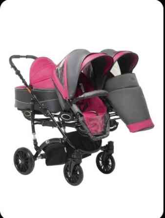 Коляска, цвет - Розовый, Б/у Бишкек