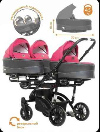 Коляска, цвет - Розовый, Б/у Бишкек