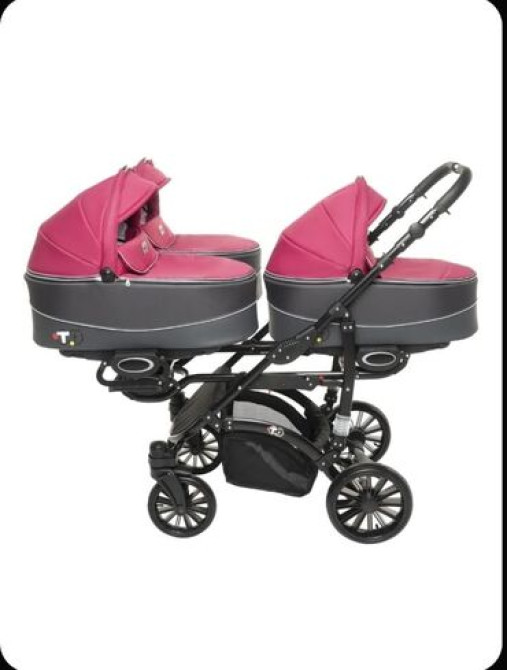 Коляска, цвет - Розовый, Б/у Бишкек - изображение 2