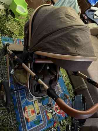 Коляска, цвет - Коричневый, Б/у Бишкек