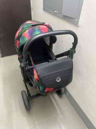 Коляска, цвет - Черный, Б/у Бишкек