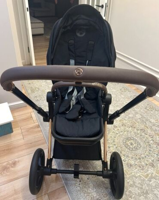 Коляска, цвет - Черный, Б/у Бишкек - изображение 2