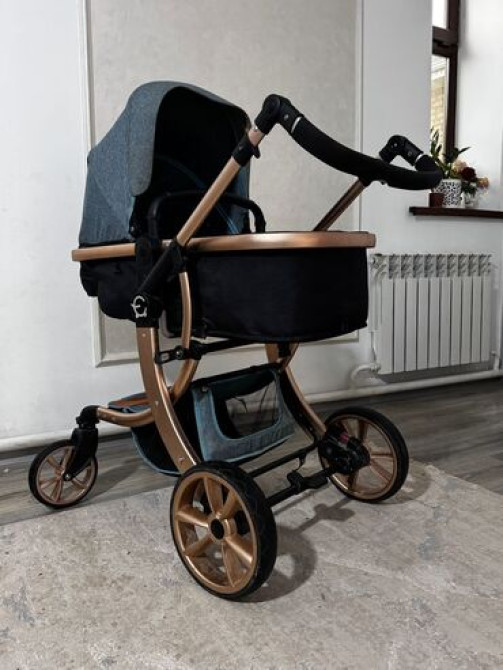 Коляска, цвет - Золотой, Б/у Бишкек - изображение 5