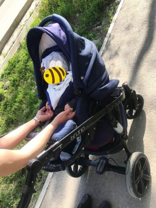 Коляска, цвет - Фиолетовый Бишкек - изображение 3