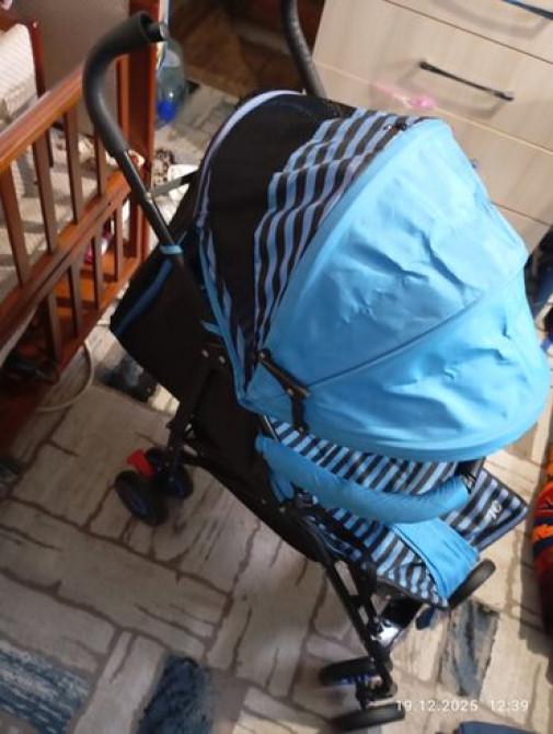 Коляска, цвет - Голубой Бишкек - изображение 1