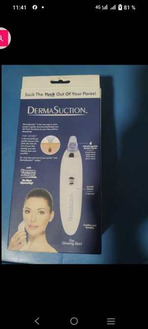 DermaSuction — портативный вакуумный прибор для очищения пор и Бишкек - изображение 1