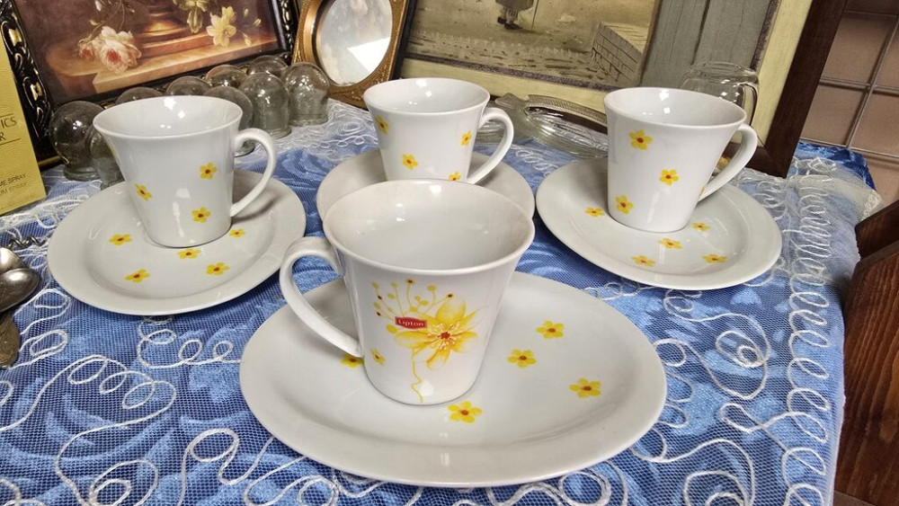 Чайные пары *Porcelain Collection (Турция)* — фарфор: - В комплекте Бишкек - изображение 1