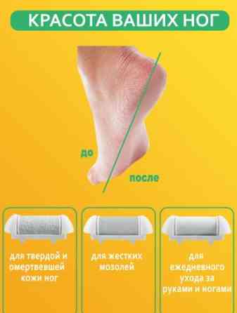 Роликовая пилка для ног с ЖК-дисплеем электрическая пемза V-601 Бишкек