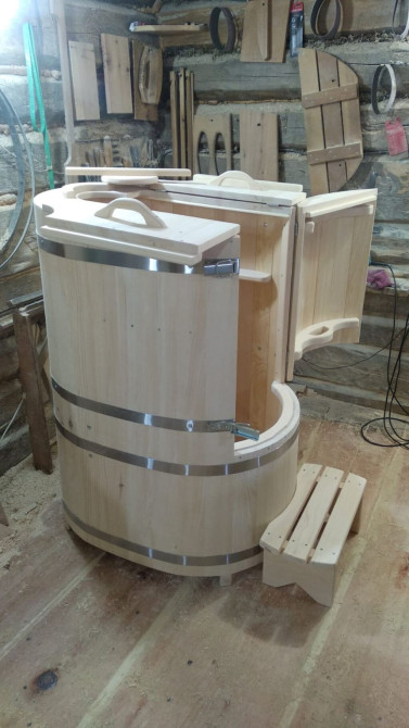 ???? Фитобочка в наличии! ???? Кедровая бочка со скосом — идеальна для Бишкек - изображение 1