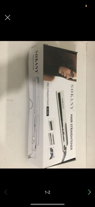 Продаю утюг для волос практически новый фирмы Sokany пользовались раза Бишкек - изображение 1