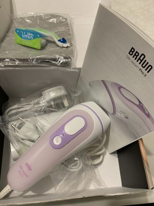 Фотоэпилятор Braun Silk Expert Pro3 на 300.000 вспышек (использовано Бишкек - изображение 2