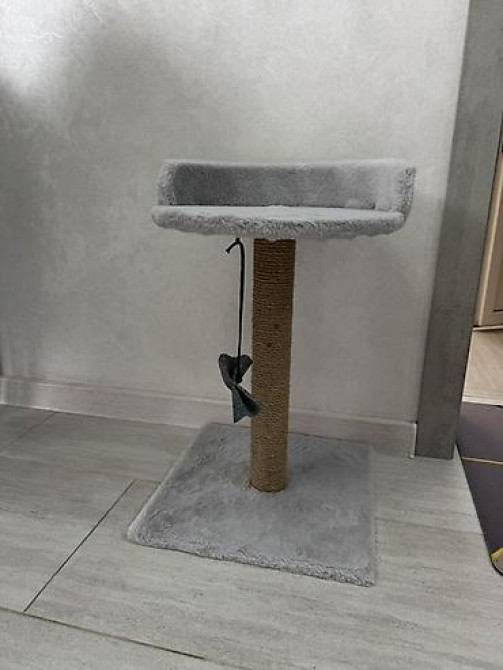 Когтеточка-лежанка для кошек НОВАЯ - Вертикальная стойка 55 см из Бишкек - изображение 1